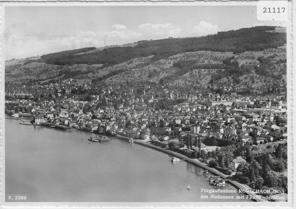 Flugaufnahme Rorschach SG mit Fünfländerblick