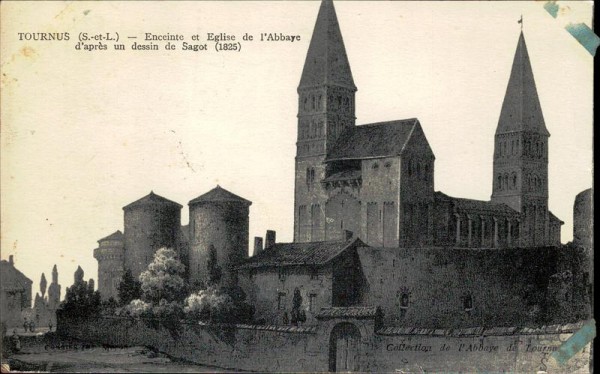 Benediktinerabtei Tournus Vorderseite