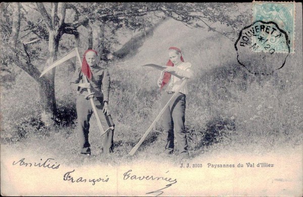 Paysannes du Val d'Illiez Vorderseite
