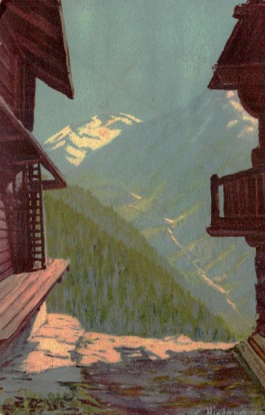 Le Pigne d'Arolla, E. Hinderarner Vorderseite