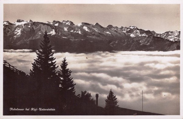 Nebelmeer bei Rigi-Unterstetten