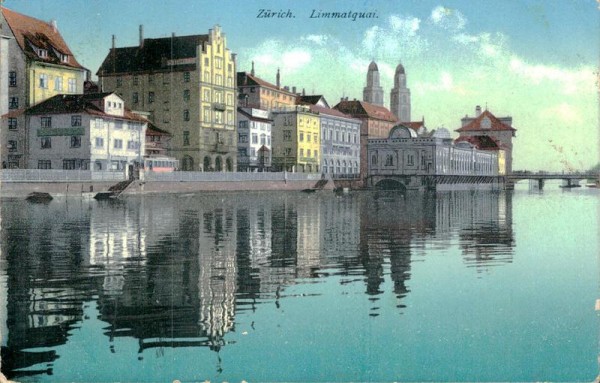 Zürich, Limmatquai Vorderseite