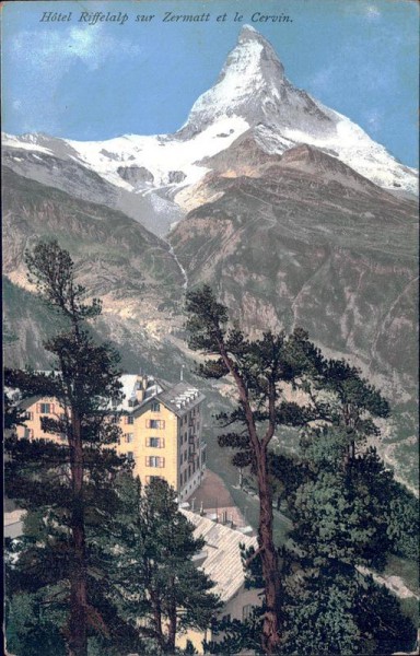Zermatt, Hotel Riffelalp Vorderseite