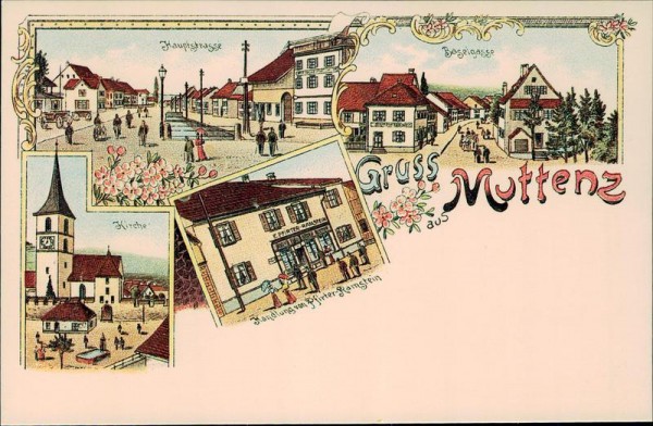 Gruss aus Muttenz, REPRODUKTION Vorderseite