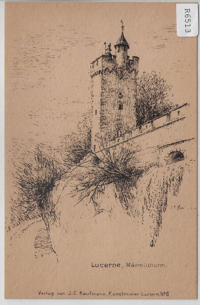 Luzern - Männlithurm Künstlerkarte J.C. Kaufmann