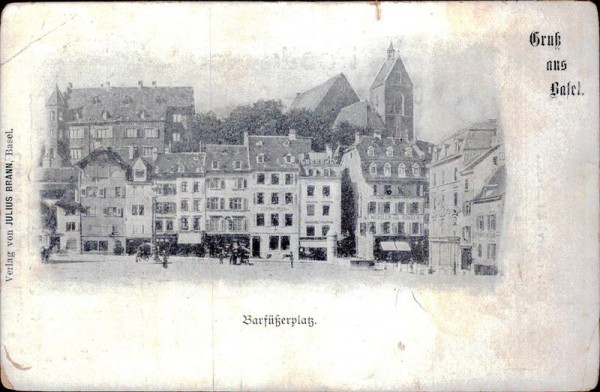 Basel, Barfüsserplatz Vorderseite