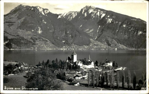Spiez am Thunersee Vorderseite