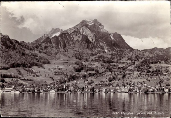 Hegiswil am See mit Pilatus