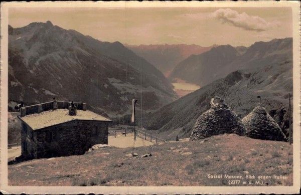 Sassal Mason (3032 m) Vorderseite