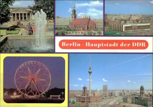 Berlin - Hauptstadt der DDR Vorderseite