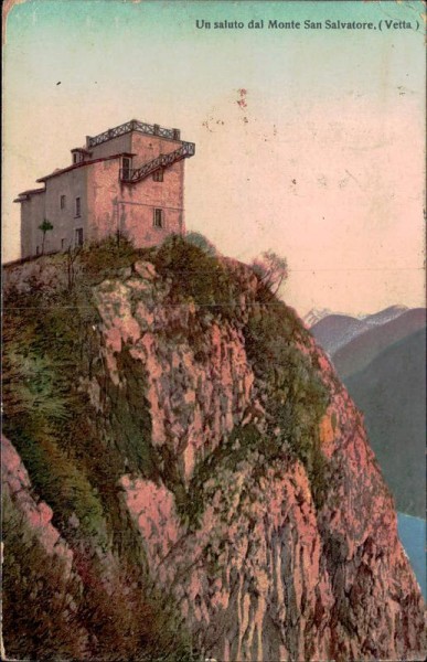 Monte San Salvatore (912 m) Vorderseite