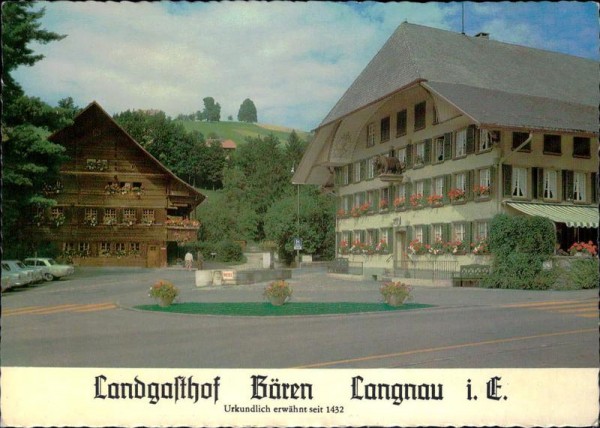 Landgasthof Bären, Langnau im Emmental Vorderseite