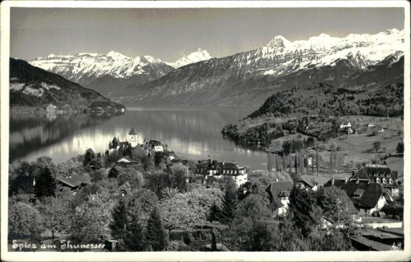 Spiez am Thunersee Vorderseite